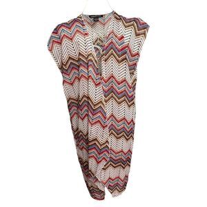 Beautiful one size Charlotte Daniel Kimono zig zag design‎ Good condition